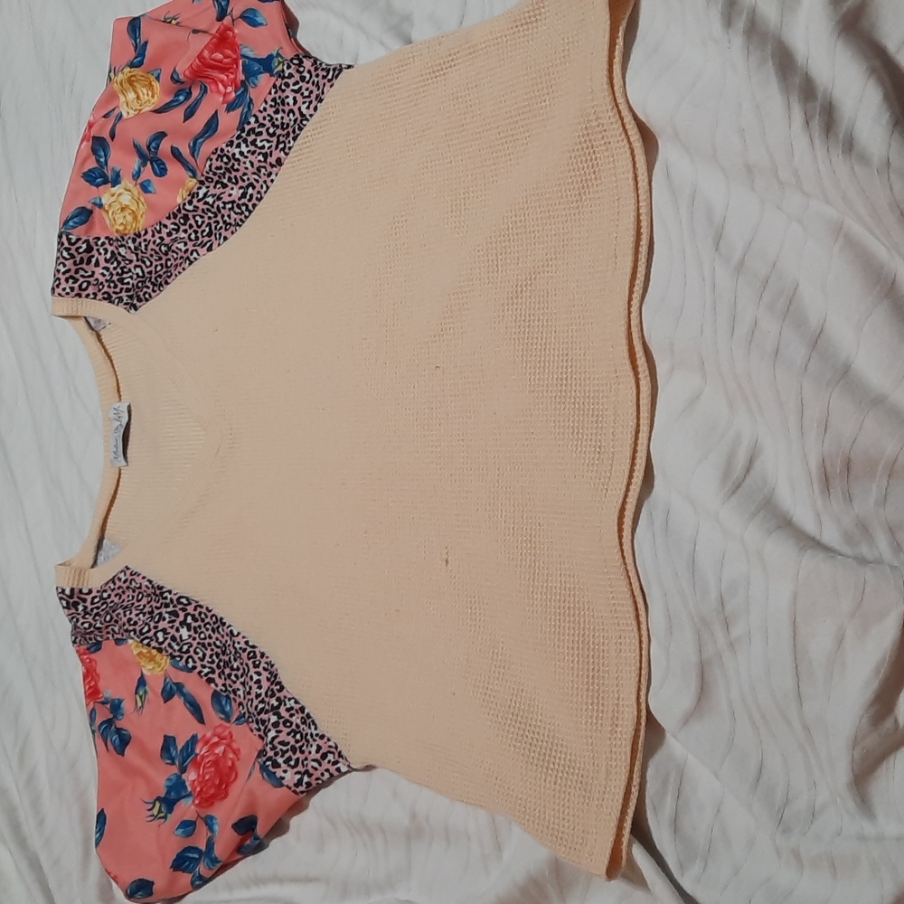 Waffle knit shirt